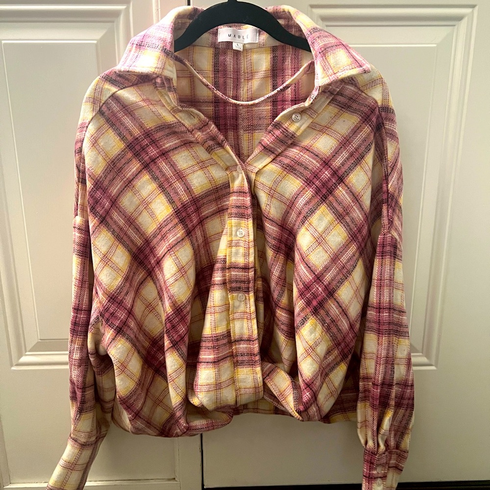 Vici Cropped Flannel
